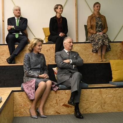 King Philippe and Queen Mathilde visit Walloon Brabant NIVELLES - LA HULPE, BELGIUM - DECEMBER 02 : King Philippe and Queen Mathilde visit the province of Walloon Brabant 1) CAP Innove, in Nivelles, an incubator for start-ups focused on sustainability (ID2Green), food (ID2Food) and autonomous systems (ID2Move) and drone demonstration 2) La Hulpe for the Royal Rescue Corps (RACS) 3) Meeting with residents in front of the Town Hall in La Hulpe on December 2, 2025 in Nivelles - La Hulpe, Belgium, 02 12 2025 Nivelles - La Hulpe Belgium  Copyright: xDidierxLebrunx