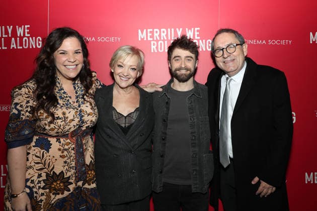 Celebrities attend Sony Pictures Classics and The Cinema Society host Special New York Screening of Merrily We Roll Along Featuring: Lindsay Mendez, Maria Friedman (Director), Daniel Radcliffe and Michael Barker (Co-Pres. SPC) Where: New York, New York, United States When: 01 Dec 2025 Credit: Marion Curtis StarPix for Sony Pictures Classics INSTARimages EDITORIAL USE ONLY. NOT FOR USE BY NEWSPAPERS BASED IN THE UK. Copyright: xx instar55307476
