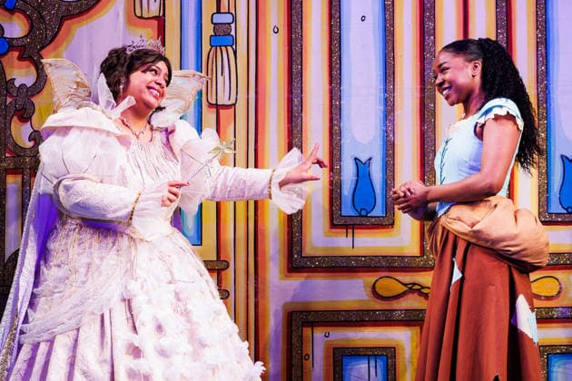 Jade Johnson as the Fairy Godmother and Siobhan James as Cinderella in the Cinderella Panto at the Hackney Empire in London on 2 December 2025 Jade Johnson as the Fairy Godmother and Siobhan James as Cinderella in the Cinderella Panto at the Hackney Empire in London on 2 December 2025, Credit:Manuela Langotsch Avalon United Kingdom, London, Hackney Empire  Copyright: xManuelaxLangotschx xAvalonx 1056049220