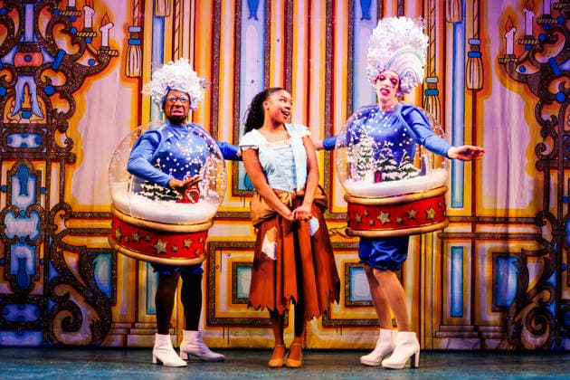 Siobhan James as Cinderella and Kat B and George Heyworth as the Ugly Sisters Flatula and Nausea in the Cinderella Panto at the Hackney Empire in London on 2 December 2025 Siobhan James as Cinderella and Kat B and George Heyworth as the Ugly Sisters Flatula and Nausea in the Cinderella Panto at the Hackney Empire in London on 2 December 2025, Credit:Manuela Langotsch Avalon United Kingdom, London, Hackney Empire  Copyright: xManuelaxLangotschx xAvalonx 1056049234