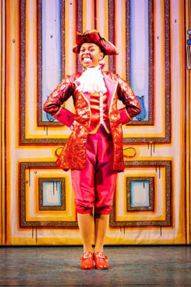 Chrissie Bhima as Dandini in the Cinderella Panto at the Hackney Empire in London in November 2025 Chrissie Bhima as Dandini in the Cinderella Panto at the Hackney Empire in London in November 2025, Credit:Manuela Langotsch Avalon United Kingdom, London, Hackney Empire  Copyright: xManuelaxLangotschx xAvalonx 1056049319