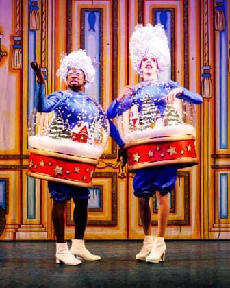 Kat B and George Heyworth as the Ugly Sisters Flatula and Nausea in the Cinderella Panto at the Hackney Empire in London on 2 December 2025 Kat B and George Heyworth as the Ugly Sisters Flatula and Nausea in the Cinderella Panto at the Hackney Empire in London on 2 December 2025, Credit:Manuela Langotsch Avalon United Kingdom, London, Hackney Empire  Copyright: xManuelaxLangotschx xAvalonx 1056049383