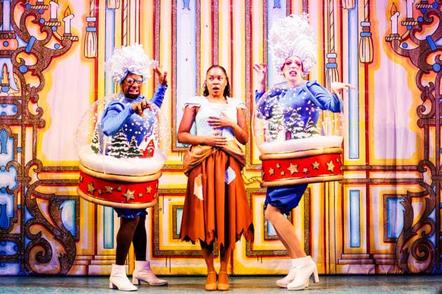 Siobhan James as Cinderella and Kat B and George Heyworth as the Ugly Sisters Flatula and Nausea in the Cinderella Panto at the Hackney Empire in London on 2 December 2025 Siobhan James as Cinderella and Kat B and George Heyworth as the Ugly Sisters Flatula and Nausea in the Cinderella Panto at the Hackney Empire in London on 2 December 2025, Credit:Manuela Langotsch Avalon United Kingdom, London, Hackney Empire  Copyright: xManuelaxLangotschx xAvalonx 1056049640