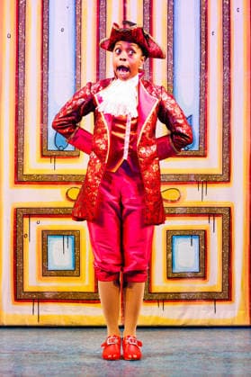 Chrissie Bhima as Dandini in the Cinderella Panto at the Hackney Empire in London in November 2025 Chrissie Bhima as Dandini in the Cinderella Panto at the Hackney Empire in London in November 2025, Credit:Manuela Langotsch Avalon United Kingdom, London, Hackney Empire  Copyright: xManuelaxLangotschx xAvalonx 1056049665