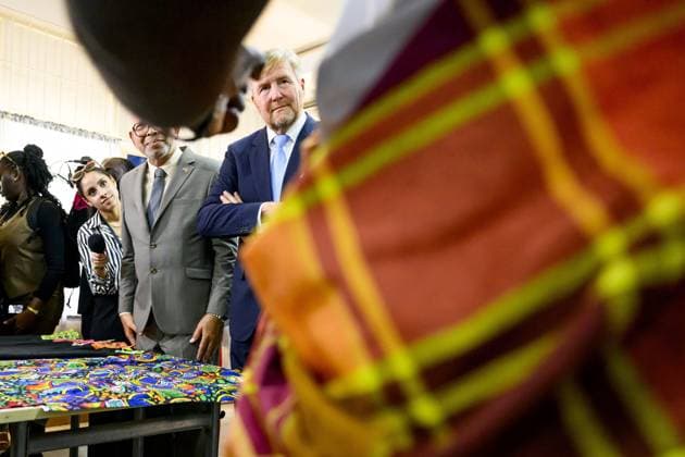 Paramaribo, The Netherlands, 2025-12-02 11:16:03 PARAMARIBO, December 2, 2025, Natural Technology Institute. King Willem-Alexander and Queen Maxima are paying a state visit to the Republic of Suriname at the invitation of President Jennifer Geerlings-Simons. The Natural Technology Institute (NATIN) is a development-oriented institute that trains young people at the vocational (MBO) level for technical, natural sciences, and laboratory sectors for the business community, the service sector, and the Surinamese government. PHOTO: NLBeeld Patrick van Emst Credit: NL Beeld Patrick van Emst  Copyright: xx x