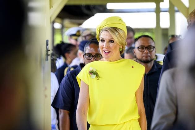 Paramaribo, The Netherlands, 2025-12-02 11:36:04 PARAMARIBO, December 2, 2025, Natural Technology Institute. King Willem-Alexander and Queen Maxima are paying a state visit to the Republic of Suriname at the invitation of President Jennifer Geerlings-Simons. The Natural Technology Institute (NATIN) is a development-oriented institute that trains young people at the vocational (MBO) level for technical, natural sciences, and laboratory sectors for the business community, the service sector, and the Surinamese government. PHOTO: NLBeeld Patrick van Emst Credit: NL Beeld Patrick van Emst  Copyright: xx x
