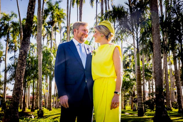 02-12-2025 Paramaribo King Willem-Alexander and Queen Maxima visited the palm garden on the 2nd day of the 3 day statevisit to Suriname. Â  Copyright: xPPEx