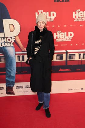 Jenny Schily at the öDer Held vom Bahnhof Friedrichstrasse cinema premiere on 2 12 2025 at the Delphi Filmpalast in Berlin Der Held vom Bahnhof Friedrichstrasse film premiere in Berlin