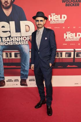 Leon Ullrich at the öDer Held vom Bahnhof Friedrichstrasse cinema premiere on 2 12 2025 at the Delphi Filmpalast in Berlin Der Held vom Bahnhof Friedrichstrasse film premiere in Berlin