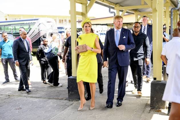 Paramaribo, The Netherlands, 2025-12-02 11:37:17 PARAMARIBO, December 2, 2025, Natural Technology Institute. King Willem-Alexander and Queen Maxima are paying a state visit to the Republic of Suriname at the invitation of President Jennifer Geerlings-Simons. The Natural Technology Institute (NATIN) is a development-oriented institute that trains young people at the vocational (MBO) level for technical, natural sciences, and laboratory sectors for the business community, the service sector, and the Surinamese government. PHOTO: NLBeeld Patrick van Emst Credit: NL Beeld Patrick van Emst  Copyright: xx x