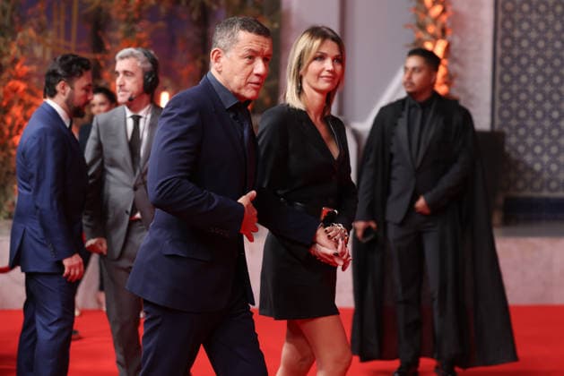 Dany Boon and Clara Vello attend the red carpet during day Five of the 22nd Marrakech International Film Festival Marrakech, Morocco 01 12 2025 451202 2025 12 02 MARRAKECH Morocco  Copyright: xRomualdxMeigneuxx xStarfacex STAR_451202_074