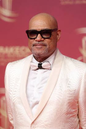 Laurence Fishburne and Bronwyn Dannenfelser attend the red carpet during day Five of the 22nd Marrakech International Film Festival Marrakech, Morocco 01 12 2025 451202 2025 12 02 MARRAKECH Morocco  Copyright: xRomualdxMeigneuxx xStarfacex STAR_451202_099