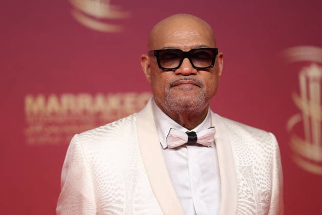 Laurence Fishburne and Bronwyn Dannenfelser attend the red carpet during day Five of the 22nd Marrakech International Film Festival Marrakech, Morocco 01 12 2025 451202 2025 12 02 MARRAKECH Morocco  Copyright: xRomualdxMeigneuxx xStarfacex STAR_451202_134