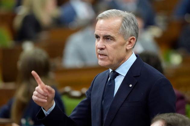 December 2, 2025, Ottawa, On, Canada: Prime Minister Mark Carney rises during Question Period on Parliament Hill in Ottawa, Tuesday, Dec. 2, 2025. Ottawa Canada  - ZUMAc35_ 20251202_zaf_c35_079 Copyright: xAdrianxWyldx