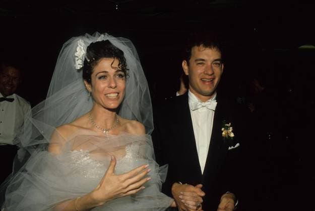 Rita Wilson and actor Tom Hanks attend their wedding reception on April 30, 1988 at Rex s in Los Angeles, California. Copyright: xRalphxDominguez MediaPunchx