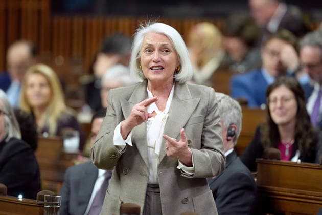 December 2, 2025, Ottawa, On, Canada: tMinister of Fisheries Joanne Thompson..rises during Question Period on Parliament Hill in Ottawa, Tuesday, Dec. 2, 2025. Ottawa Canada  - ZUMAc35_ 20251202_zaf_c35_095 Copyright: xAdrianxWyldx