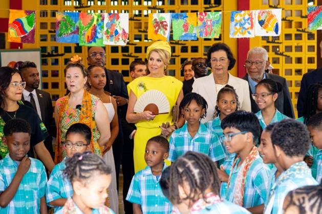 02-12-2025 Paramaribo King Willem-Alexander and Queen Maxima visited the Natural Technology Institute on the 2nd day of the 3 day statevisit to Suriname. Â  Copyright: xPPEx