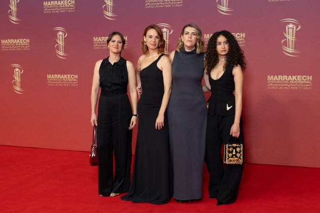 22nd Marrakech International Film Festival Day 5 nb Emma Jovaux, Laetitia Dosch, Mélisa Godet and Oulaya Amamra attends the 22nd Marrakech International Film Festival Day 5 on December 02, 2025 in Marrakech, Maroc. Photo by Nasser Berzane ABACAPRESS.COM Marrakech  Copyright: xBerzanexNasser ABACAx