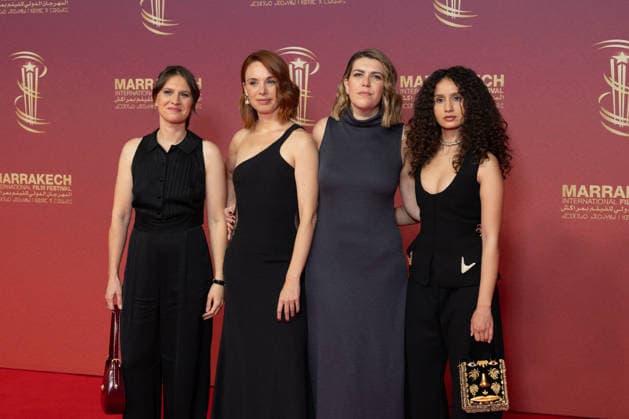 22nd Marrakech International Film Festival Day 5 nb Emma Jovaux, Laetitia Dosch, Mélisa Godet and Oulaya Amamra attends the 22nd Marrakech International Film Festival Day 5 on December 02, 2025 in Marrakech, Maroc. Photo by Nasser Berzane ABACAPRESS.COM Marrakech  Copyright: xBerzanexNasser ABACAx