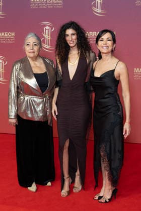 22nd Marrakech International Film Festival Day 5 nb Baha Omary Kikhia, Jihan Kikhia, Valentina Staedler attends the 22nd Marrakech International Film Festival Day 5 on December 02, 2025 in Marrakech, Maroc. Photo by Nasser Berzane ABACAPRESS.COM Marrakech  Copyright: xBerzanexNasser ABACAx