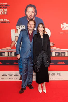Premiere of Der Held vom Bahnhof Friedrichstrasse Charly Hübner and Christiane Paul at the premiere of Der Held vom Bahnhof Friedrichstrasse at the Delphi Filmpalast on 02 12 2025 in Berlin Copyright: xEventpressxKochanx