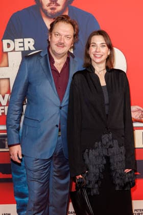 Premiere of Der Held vom Bahnhof Friedrichstrasse Charly Hübner and Christiane Paul at the premiere of Der Held vom Bahnhof Friedrichstrasse at the Delphi Filmpalast on 02 12 2025 in Berlin Copyright: xEventpressxKochanx