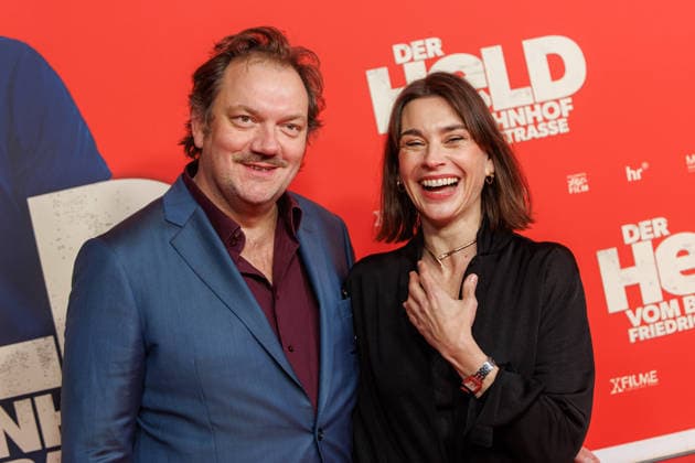 Premiere of Der Held vom Bahnhof Friedrichstrasse Charly Hübner and Christiane Paul at the premiere of Der Held vom Bahnhof Friedrichstrasse at the Delphi Filmpalast on 02 12 2025 in Berlin Copyright: xEventpressxKochanx