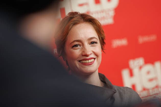 Premiere Der Held vom Bahnhof Friedrichstrasse Leonie Benesch at the premiere of Der Held vom Bahnhof Friedrichstrasse at Delphi Filmpalast on 02 12 2025 in Berlin Copyright: xEventpressxKochanx