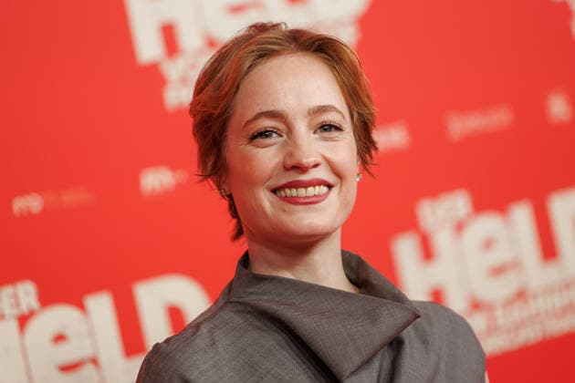 Premiere Der Held vom Bahnhof Friedrichstrasse Leonie Benesch at the premiere of Der Held vom Bahnhof Friedrichstrasse at Delphi Filmpalast on 02 12 2025 in Berlin Copyright: xEventpressxKochanx