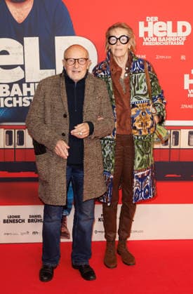 Premiere of Der Held vom Bahnhof Friedrichstrasse Volker Schlöndorff and Cornelia von Maltzahn at the premiere of Der Held vom Bahnhof Friedrichstrasse at the Delphi Filmpalast on 02 12 2025 in Berlin Copyright: xEventpressxKochanx