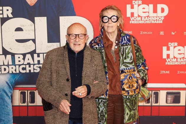 Premiere of Der Held vom Bahnhof Friedrichstrasse Volker Schlöndorff and Cornelia von Maltzahn at the premiere of Der Held vom Bahnhof Friedrichstrasse at the Delphi Filmpalast on 02 12 2025 in Berlin Copyright: xEventpressxKochanx