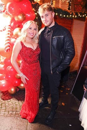 Marlisa Rudizo aka Mrs Marlisa with friend William Raab KATY™S X MAS WONDERLAND by Kate Merlan at the Wolkenburg event location in Cologne on 02 12 2025