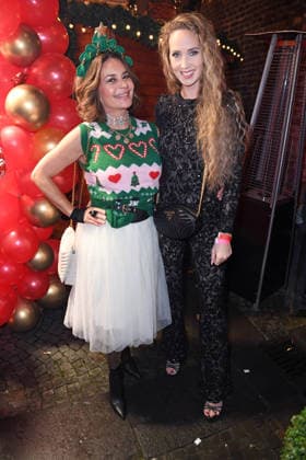 Gitta Saxx, Christina Grass KATY™S X MAS WONDERLAND by Kate Merlan at the Wolkenburg event location in Cologne on 02 12 2025