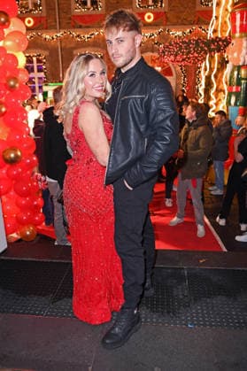 Marlisa Rudizo aka Mrs Marlisa with friend William Raab KATY™S X MAS WONDERLAND by Kate Merlan at the Wolkenburg event location in Cologne on 02 12 2025