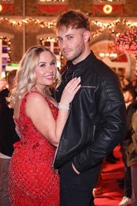 Marlisa Rudizo aka Mrs Marlisa with friend William Raab KATY™S X MAS WONDERLAND by Kate Merlan at the Wolkenburg event location in Cologne on 02 12 2025