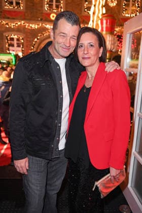 Achim Petry with wife Giovanna Cali KATY™S X MAS WONDERLAND by Kate Merlan at the Wolkenburg event location in Cologne on 02 12 2025