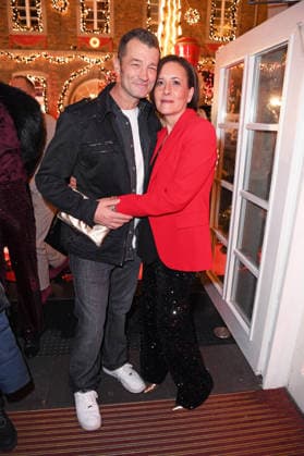 Achim Petry with wife Giovanna Cali KATY™S X MAS WONDERLAND by Kate Merlan at the Wolkenburg event location in Cologne on 02 12 2025