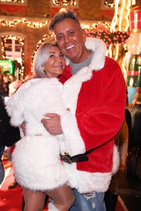 Frank Fussbroich with wife Elke Fussbroich KATY™S X MAS WONDERLAND by Kate Merlan at the Wolkenburg event location in Cologne on 02 12 2025