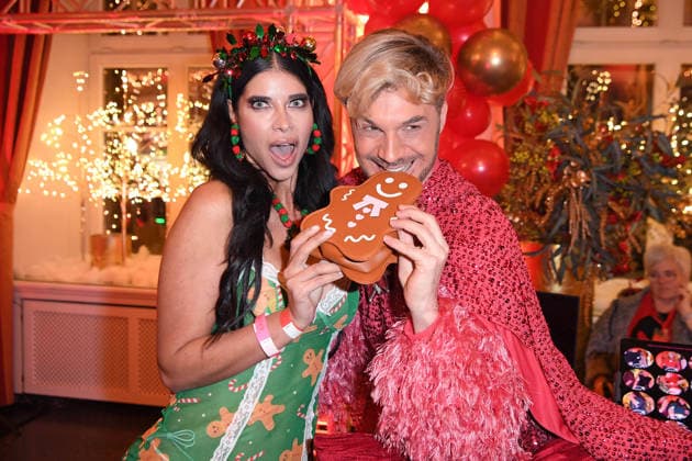 Micaela Schäfer, Sam Dylan KATY™S X MAS WONDERLAND by Kate Merlan at the Wolkenburg event location in Cologne on 02 12 2025