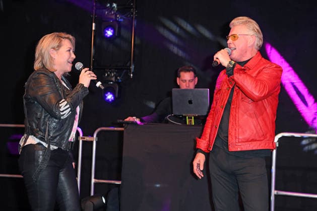 Markus Mörl with wife Yvonne Koenig KATY™S X MAS WONDERLAND by Kate Merlan at the Wolkenburg event location in Cologne on 02 12 2025