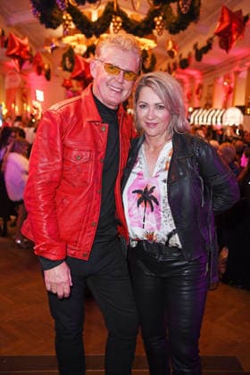 Markus Mörl with wife Yvonne Koenig KATY™S X MAS WONDERLAND by Kate Merlan at the Wolkenburg event location in Cologne on 02 12 2025