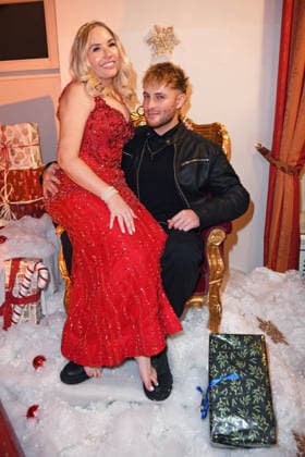 Marlisa Rudizo aka Mrs Marlisa with friend William Raab KATY™S X MAS WONDERLAND by Kate Merlan at the Wolkenburg event location in Cologne on 02 12 2025