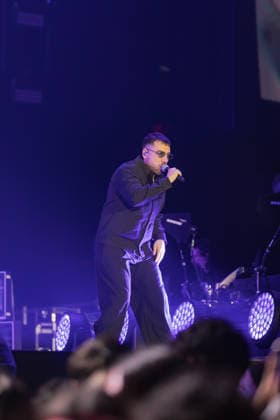 Music Concert - Coez - Live 2025 Silvano Albanese, aka Coez, performs on stage during his second concert at the Unipol Forum. during Coez - Live 2025, Music Concert in Milano, Italy, December 02 2025 Milano Unipol Forum Italy Copyright: xLucaxMichelix xLiveMediax LPM_2174545