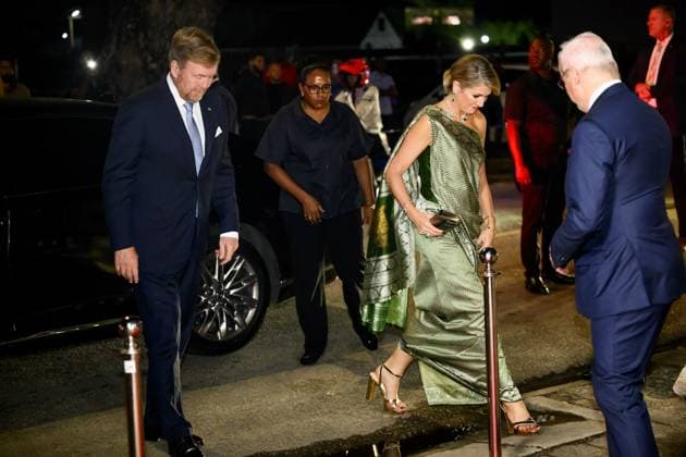 Paramaribo, The Netherlands, 2025-12-02 19:45:18 PARAMARIBO, December 2, 2025, Thalia Theater. King Willem-Alexander and Queen Maxima are paying a state visit to the Republic of Suriname at the invitation of President Jennifer Geerlings-Simons. As a token of appreciation for the hospitality extended, the Royal Couple is offering a cultural program. At the Thalia Theater, Sabrina Starke, a Dutch singer-songwriter of Surinamese descent, will sing her repertoire in collaboration with Surinamese artists. PHOTO: NLBeeld Patrick van Emst Credit: NL Beeld Patrick van Emst  Copyright: xx x