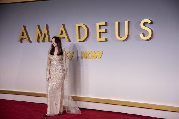 December 2, 2025, London, United Kingdom: Alice Loxton attends the World Premiere of new Sky Original Amadeus at Odeon Luxe Leicester Square. London United Kingdom - ZUMAs197 20251202_aaa_s197_140 Copyright: xLoredanaxSangiulianox
