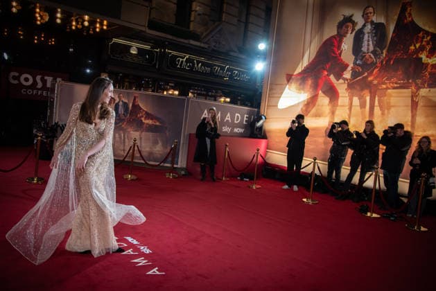 December 2, 2025, London, United Kingdom: Alice Loxton attends the World Premiere of new Sky Original Amadeus at Odeon Luxe Leicester Square. London United Kingdom - ZUMAs197 20251202_aaa_s197_156 Copyright: xLoredanaxSangiulianox
