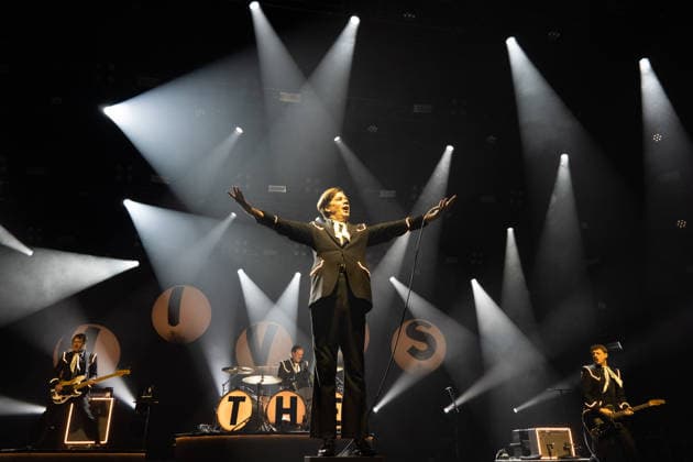 December 2, 2025, Frankfurt, Hesse, Germany: The Swedish garage rock band The Hives perform at the Jahrhunderthalle in Frankfurt, Germany. Frankfurt Germany - ZUMAb332 20251202_zip_b332_016 Copyright: xMatiasxBasualdox