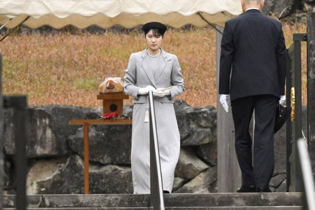 Japanese Princess Aiko visits imperial graveyard Japanese Princess Aiko visits the mausoleum of Emperor Showa, her great-grandfather, at the Musashi imperial graveyard in Hachioji, western Tokyo, on Dec. 3, 2025, following her first official overseas trip to Laos the previous month. (Pool photo)  A14AA0005083922P