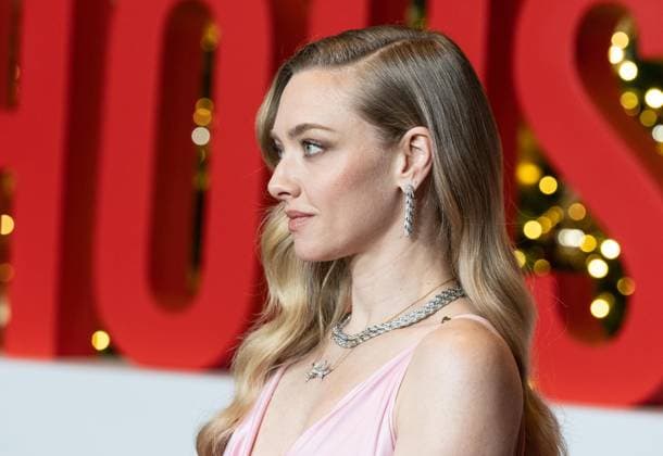 December 2, 2025, Bronx, New York, USA: Amanda Seyfried wearing dress by Versace and jewelry by Tiffany attends premiere of The Housemaid at BNP Paribas atrium in New York, NY on December 2, 2025. Bronx USA - ZUMAr339 20251202_znp_r339_016 Copyright: xLevxRadinx