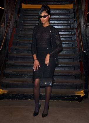 Celebs at The Chanel Metiers D Art Show 2026 - NYC Angel Reese attends the Chanel Metiers D Art Show 2026 inside a subway station in Bowery, New York on December 2, 2025. Photo by Charles Guerin ABACAPRESS.COM New York City NY United States  Copyright: xGuerinxCharles ABACAx